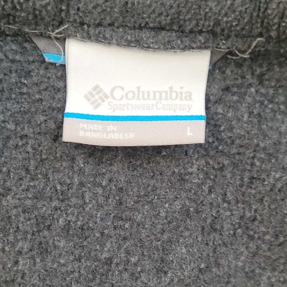 Columbia Charcoal Full-Zip Jacket
